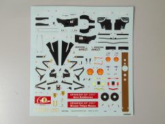 18 tameo kits decals Ferrari f2007 spanish GP 2007 1/43 - scala 1:43