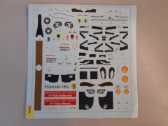 9 tameo kits decals Ferrari f60 monaco GP 2009 1/43 - scala 1:43