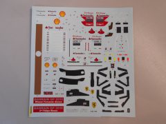 7 tameo kits decals Ferrari f10 bahrain gp/turkish GP 2010 1/43 - scala 1:43