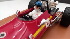 Tecnomodel Ferrari F312 F1/68 Jacky Ickx Nurburgring GP 1968 1/18 - foto 5