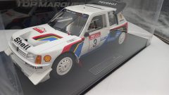 Top Marques Peugeot 205 Turbo 16 E2 winner rally of New Zealand 1986 1/12 - scala 1:12