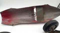 Toschi Vignola Ferrari F500 1952 1/8, originale con evidenti segni del tempo, con meccanismo interno e manovella - foto 11