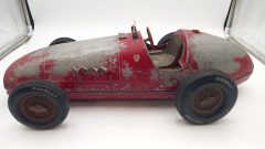 Toschi Vignola Ferrari F500 1952 1/8, originale con evidenti segni del tempo, con meccanismo interno e manovella - foto 2