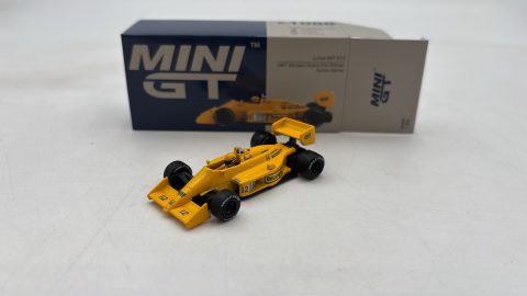 TSM Model Mini GT Lotus 99T Ayrton Senna Winner Monaco GP 1987 1/64