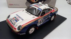 TSM Model Porsche 959/50 Dakar Rally Raid 1986 1/18, confezione usurata - scala 1:18