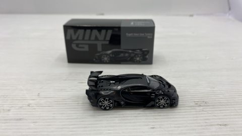 TSMModel Mini GT Bugatti Vision Black LHD 1/64