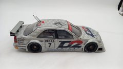 UT Models Mercedes-Benz C-Class DTM Class 1 1/18, impolverata, da pulire, mancante specchietti, senza scatola originale - foto 3