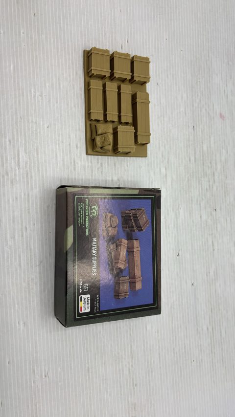Verlinden productions rifornimenti militari 1/35 kit di montaggio diorama