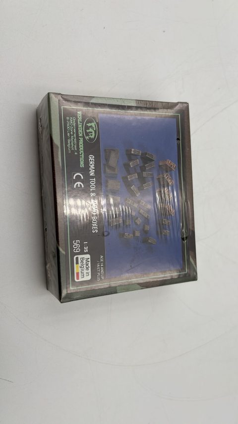 Verlinden productions German tool and ammo boxes 1/35 sigillato