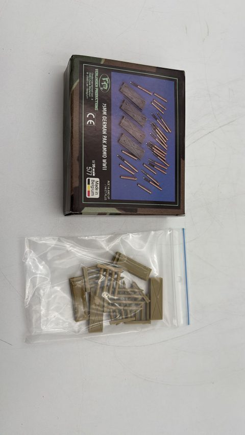 Verlinden Munizioni PAK tedesche da 75mm della WWII 1/35 diorama