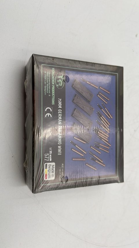 Verlinden Munizioni PAK tedesche da 75mm della WWII 1/35 diorama, sigillato