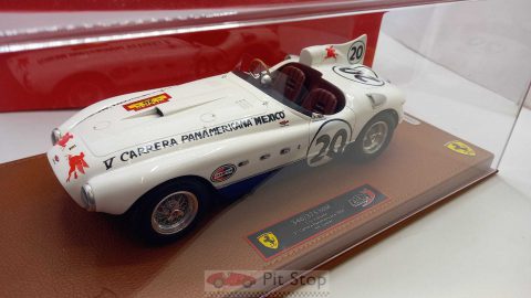 BBR Ferrari 340/375 SN 0286AM Carrera Panamericana 1954 1/18, con teca, lim. ed. 300 pz.