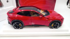 BBR Ferrari Purosangue Panoramic Roof rosso corsa 1/18 - foto 6