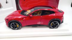BBR Ferrari Purosangue Panoramic Roof rosso corsa 1/18 - foto 4