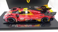 Bburago Ferrari 499P #50 24h Le Mans 2024 1/18, completo di teca - foto 5