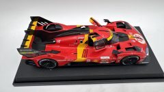 Bburago Ferrari 499P n.50 24h le mans 2023 1/18,  senza scatola originale - foto 3