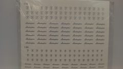 314 decals Triple9 T9-20009 stemmi e scritte Lamborghini nelle scale 1/18, 1/24, 1/43, 1/64 - foto 3