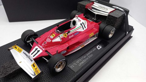 GP Replicas Ferrari 312 T2 N.Lauda twin wheels 1977 1/18