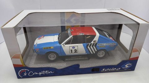 Solido Renault 17 gordini Rallye 1974 1/18