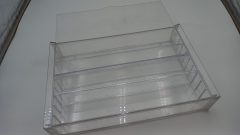 Vetrina/teca showcase in plexiglass per modelli 1/43, misure esterne 39x7x25 cm altezza, base appoggio modelli 36x6 cm, piani regolabili, impronte delle gomme sui ripiani, predisposta per essere appesa, segnata e da pulire - foto 3