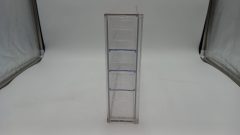 Vetrina/teca showcase in plexiglass per modelli 1/43, misure esterne 39x7x25 cm altezza, base appoggio modelli 36x6 cm, piani regolabili, impronte delle gomme sui ripiani, predisposta per essere appesa, segnata e da pulire - foto 2