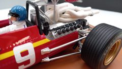 Tecnomodel Ferrari F312 F1/68 Jacky Ickx Nurburgring GP 1968 1/18 - foto 8
