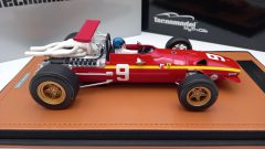 Tecnomodel Ferrari F312 F1/68 Jacky Ickx Nurburgring GP 1968 1/18 - foto 7